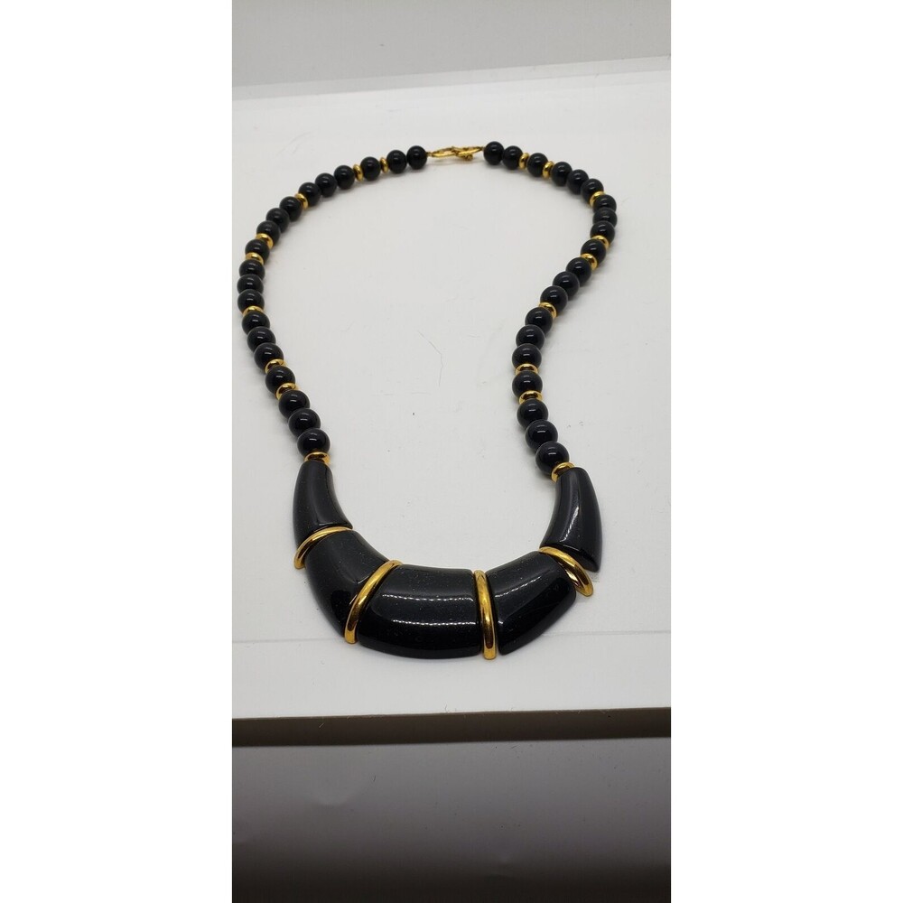 Black and Gold Necklace